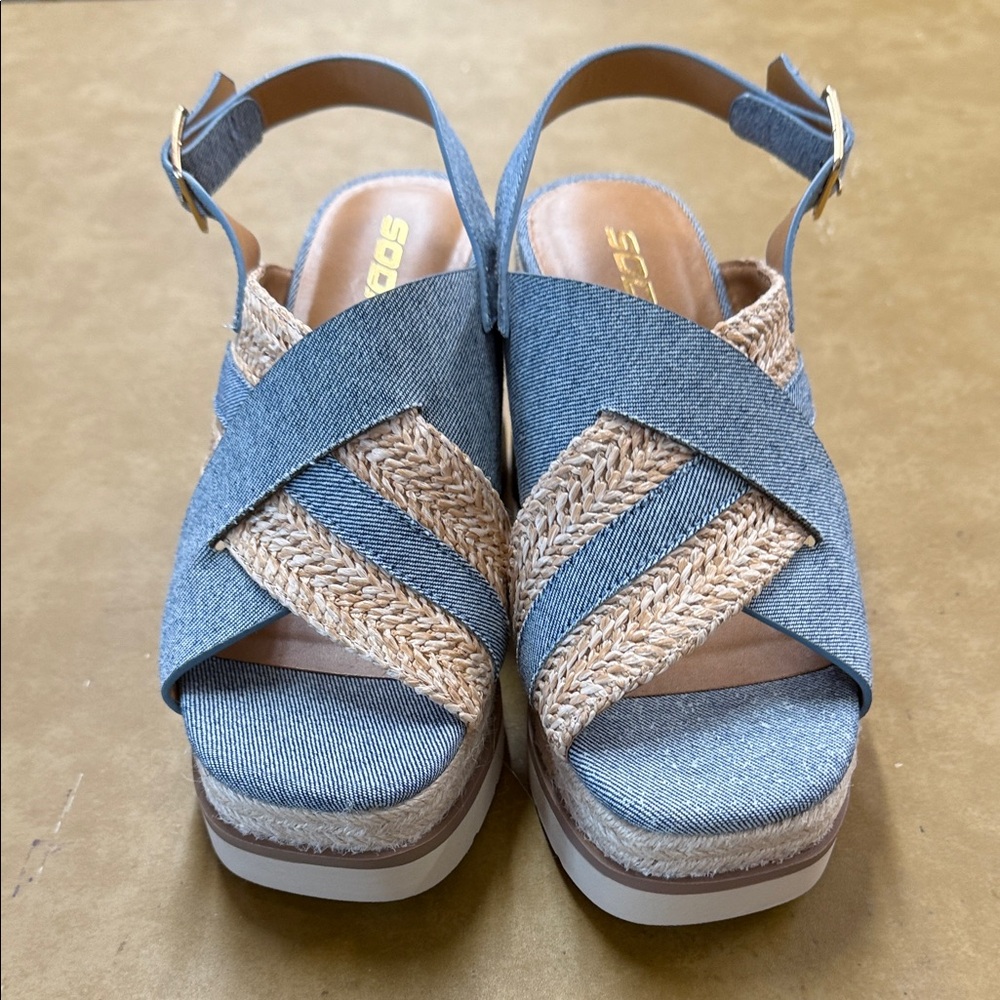 Soda wedge heel
